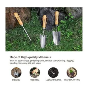 Gardtech Juego de herramientas de jardín hecho de mango_4