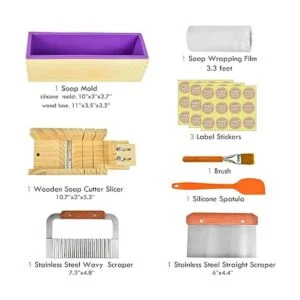 Artcome Kit de moldes de corte para hacer jabón de pan_2