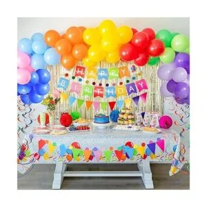 275 piezas coloridas decoraciones de fiesta de cumpleaños_2