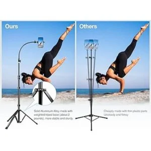 Elitehood Trípode de 81 pulgadas de alto para iPhone_4