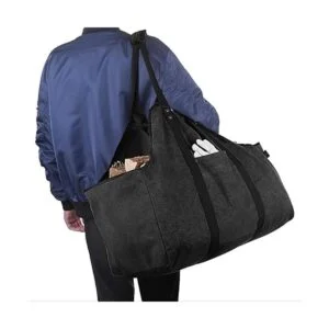 BONTHEE Soporte para leña para interior con correa para_4