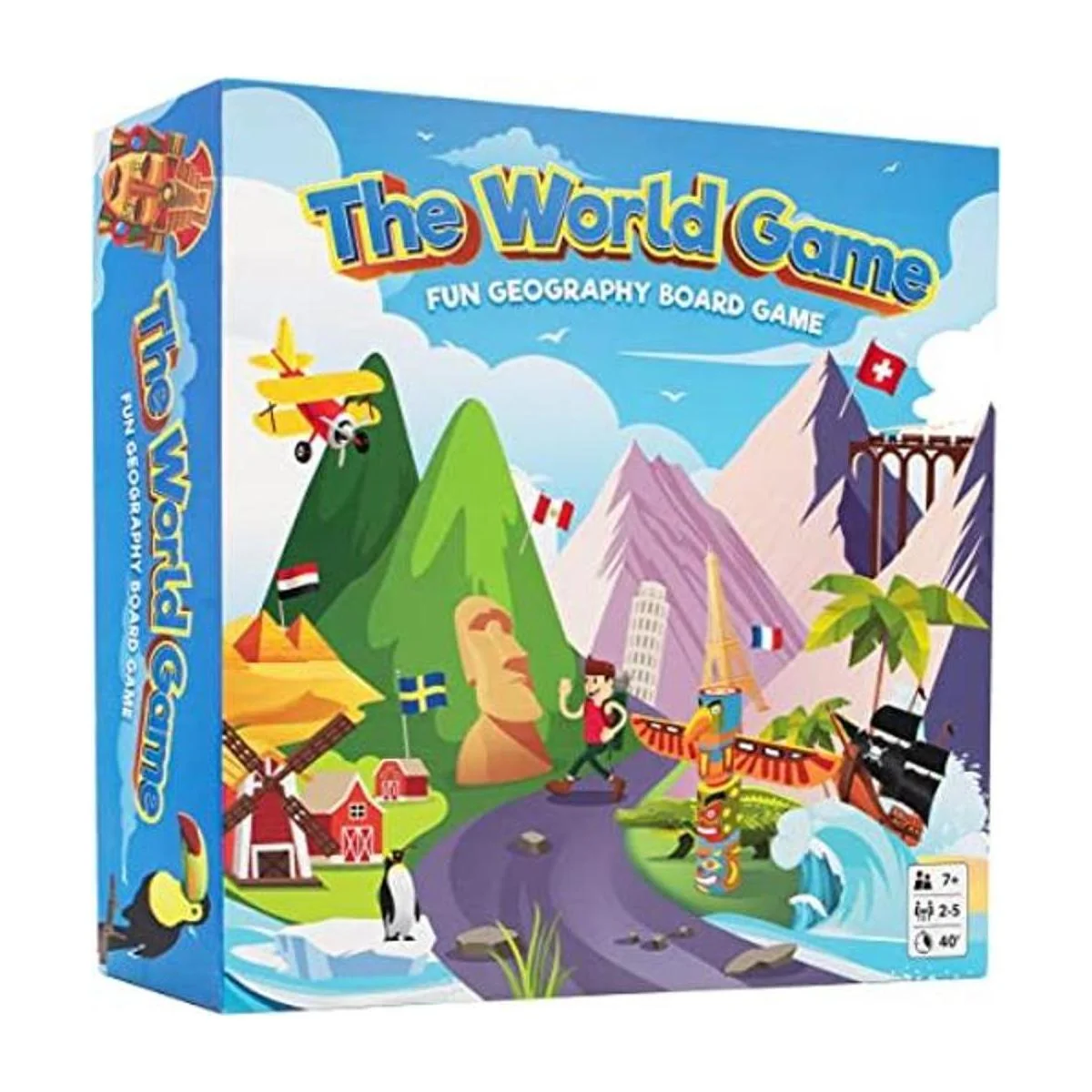 The World Game Divertido juego de mesa de geografía_1