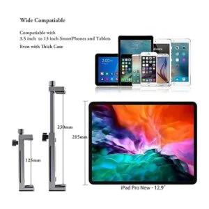 Soporte adaptador de aluminio para iPad Pro 12.9 11 10.5_3