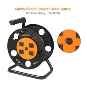 DEWENWILS Carrete de almacenamiento de cable de extensión_4