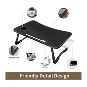 Escritorio de cama para laptop mesa plegable portátil con_5