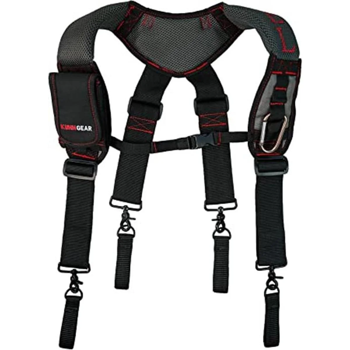 KUNN Arnés de gel para cinturón con 4 trabillas para_1