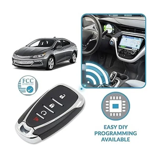 Keyless2Go Llave inteligente de proximidad de 4 botones_5