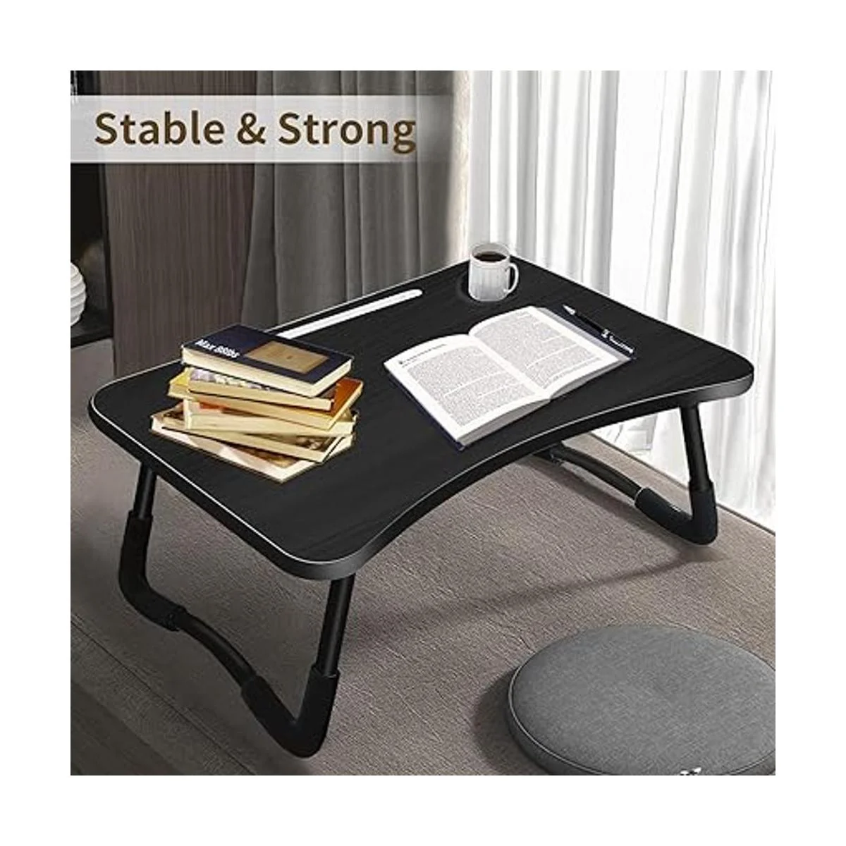 Escritorio de cama para laptop mesa plegable portátil con_3