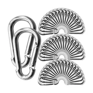 Paquete de 100 ganchos de resorte M5 316 pulgadas_1