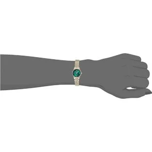 Armitron Reloj de pulsera acentuado con cristal genuino_4