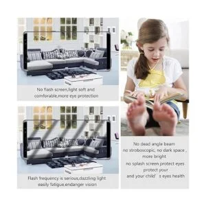 ZP Paquete de 2 bombillas LED equivalentes a 500 W 7500_4