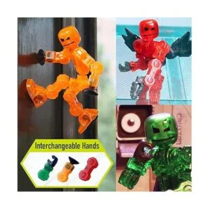 Zing Klikbot Juego completo de 4 figuras de acción con_4