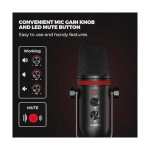 AUDIOPRO Micrófono USB Micrófono condensador de_4