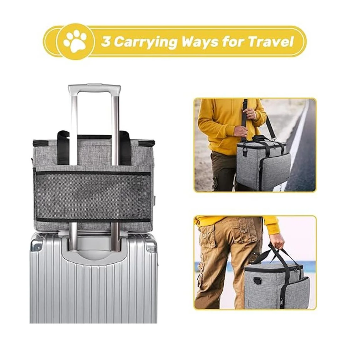 Juego de 6 bolsas de viaje para perros kit de viaje_6