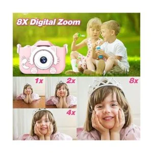 Goopow Cámara digital para niños de 3 a 8 años cámara de_6