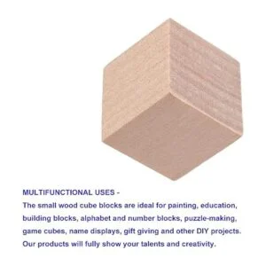 KOHAND 600 cubos de madera natural de 34 pulgadas mini_3