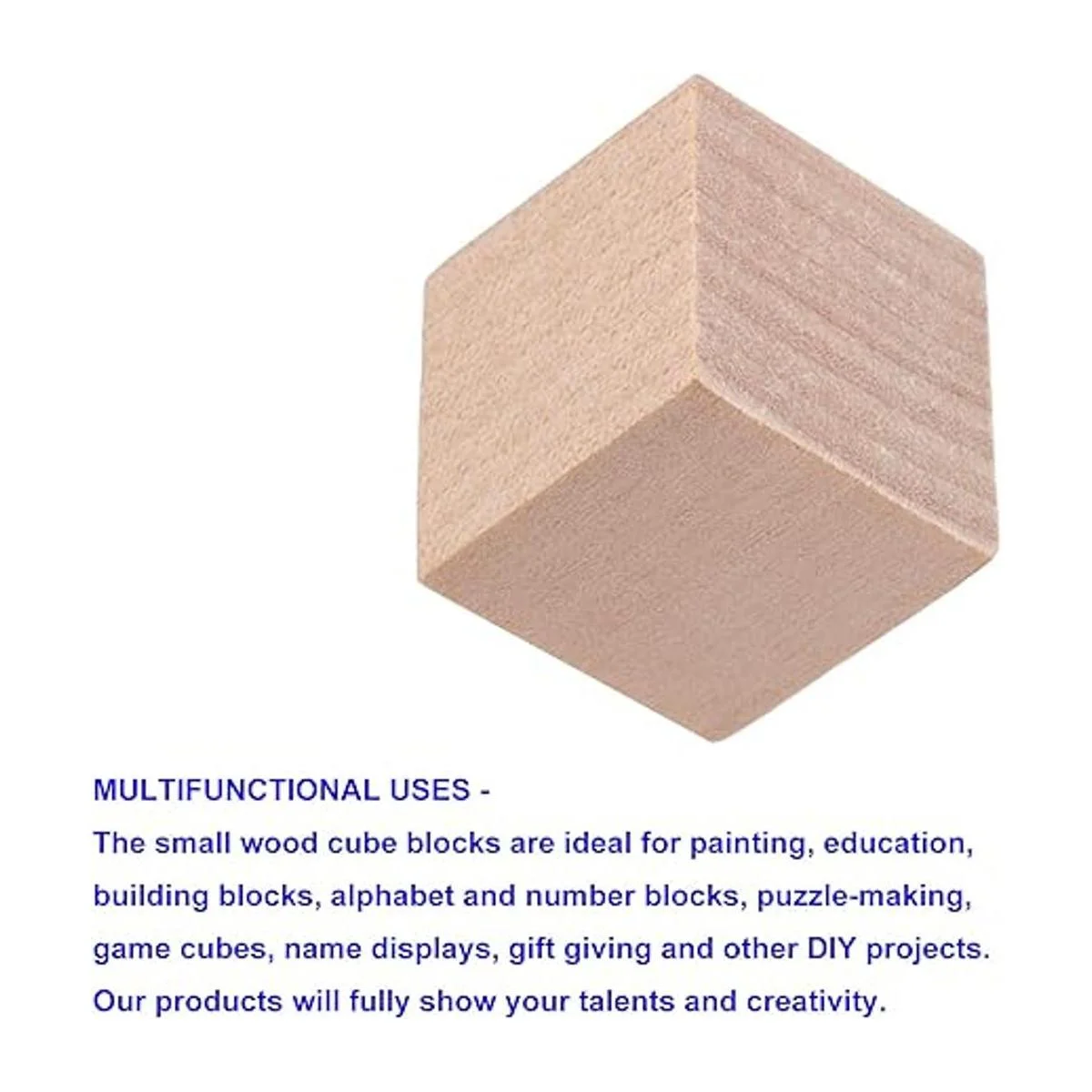 KOHAND 600 cubos de madera natural de 34 pulgadas mini_3