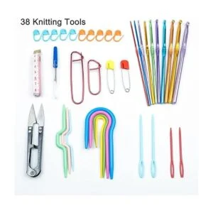 SDJNLXS Kit de ganchillo de 50 piezas para principiantes_3