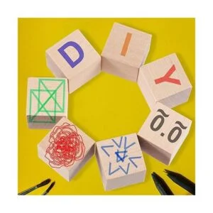 KOHAND 600 cubos de madera natural de 34 pulgadas mini_4