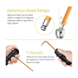 AMTOVL Juego de llaves hexagonales juego de llaves Allen_4