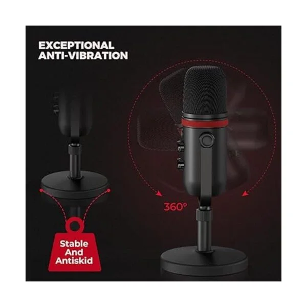 AUDIOPRO Micrófono USB Micrófono condensador de_6