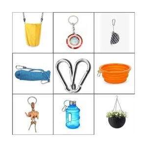 Paquete de 100 ganchos de resorte M5 316 pulgadas_5