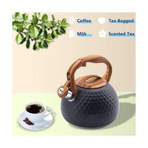 Foedo Hervidor de té de acero inoxidable de 3.2 cuartos de_4