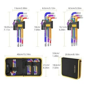 AMTOVL Juego de llaves hexagonales juego de llaves Allen_5