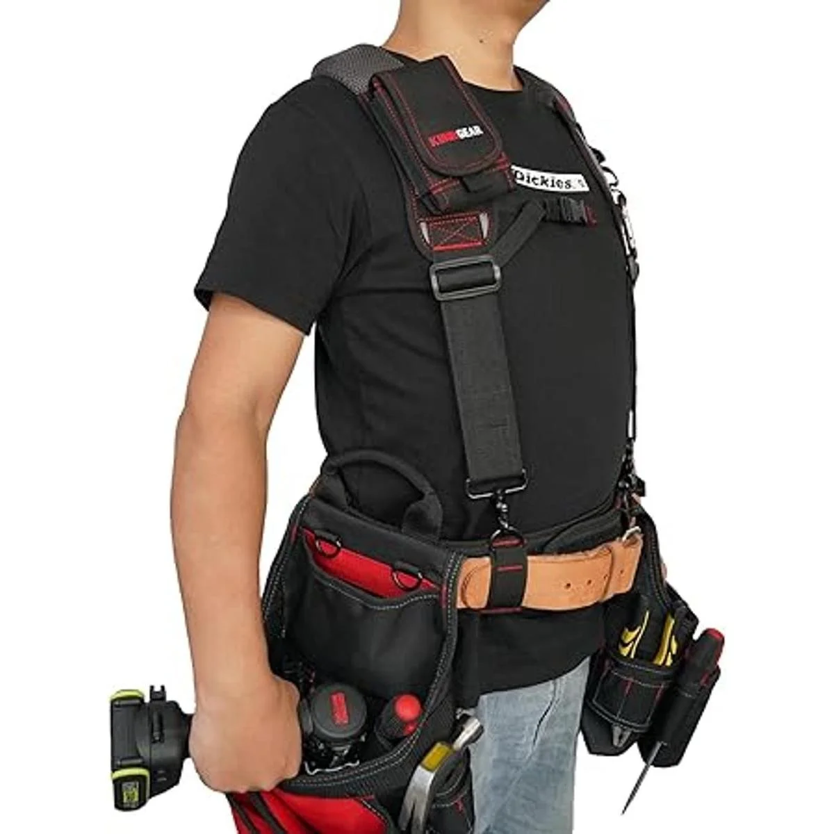 KUNN Arnés de gel para cinturón con 4 trabillas para_5