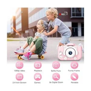 Goopow Cámara digital para niños de 3 a 8 años cámara de_2