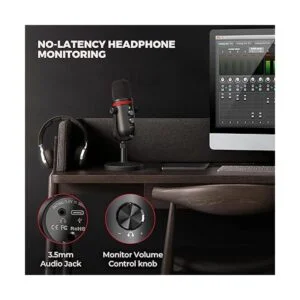 AUDIOPRO Micrófono USB Micrófono condensador de_5