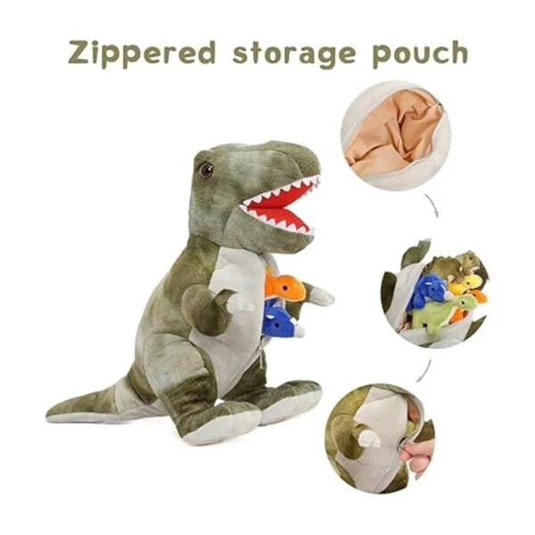 Muiteiur Animal de peluche de dinosaurio TRex suave con_3