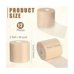 12 rollos de cinta adhesiva para deportes de espuma para_2