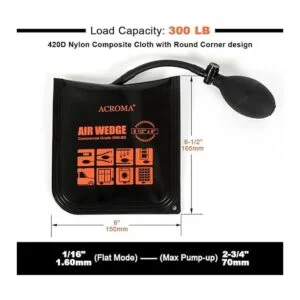 Acroma Paquete de 5 cuñas de aire de grado comercial de_2