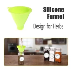 SWOMMOLY Organizador de especias con 32 tarros cuadrados_5