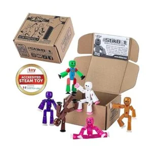 Zing Stikbot Juego de 6 figuras de acción coleccionables_2