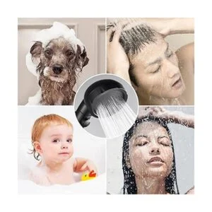 HANLIAN Cabezal de ducha de alta presión con función de_6