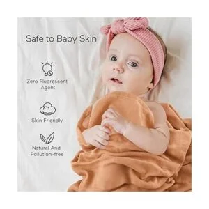 Momcozy Mantas de muselina para envolver bebés suaves y_5