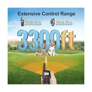 ROJECO Collar de entrenamiento para perros con control_3
