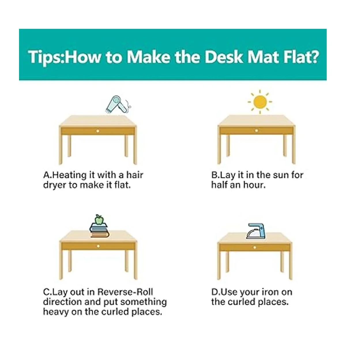 AimerGro Mantel de plástico transparente de 32 x 48_7