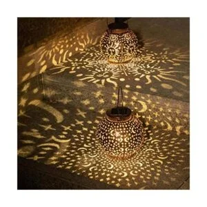 Paquete de 2 linternas solares para jardín luces_1