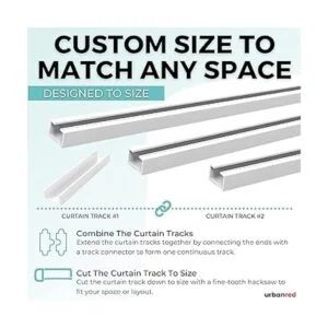 UrbanRed Cortina autoadhesiva para techo o pared 9.8_6