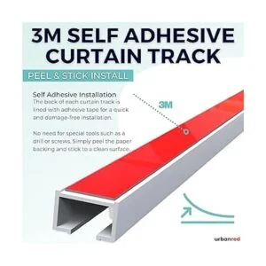 UrbanRed Cortina autoadhesiva para techo o pared 9.8_3