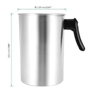 DIKNAAM Paquete de 2 macetas para hacer velas olla de_2