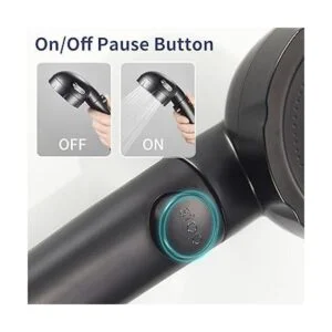 HANLIAN Cabezal de ducha de alta presión con función de_3