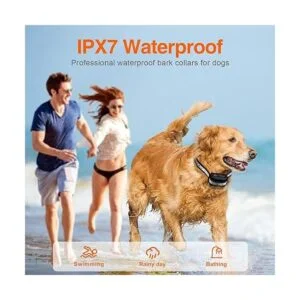 ROJECO Collar de entrenamiento para perros con control_4