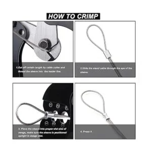 Yangoutool Herramienta de prensado de cuerda de alambre y_4