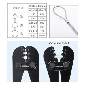 Yangoutool Herramienta de prensado de cuerda de alambre y_3