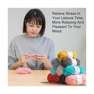 SDJNLXS Kit de ganchillo de 50 piezas para principiantes_4