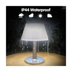 Lámpara de mesa solar LED impermeable de 3 vías regulable_6